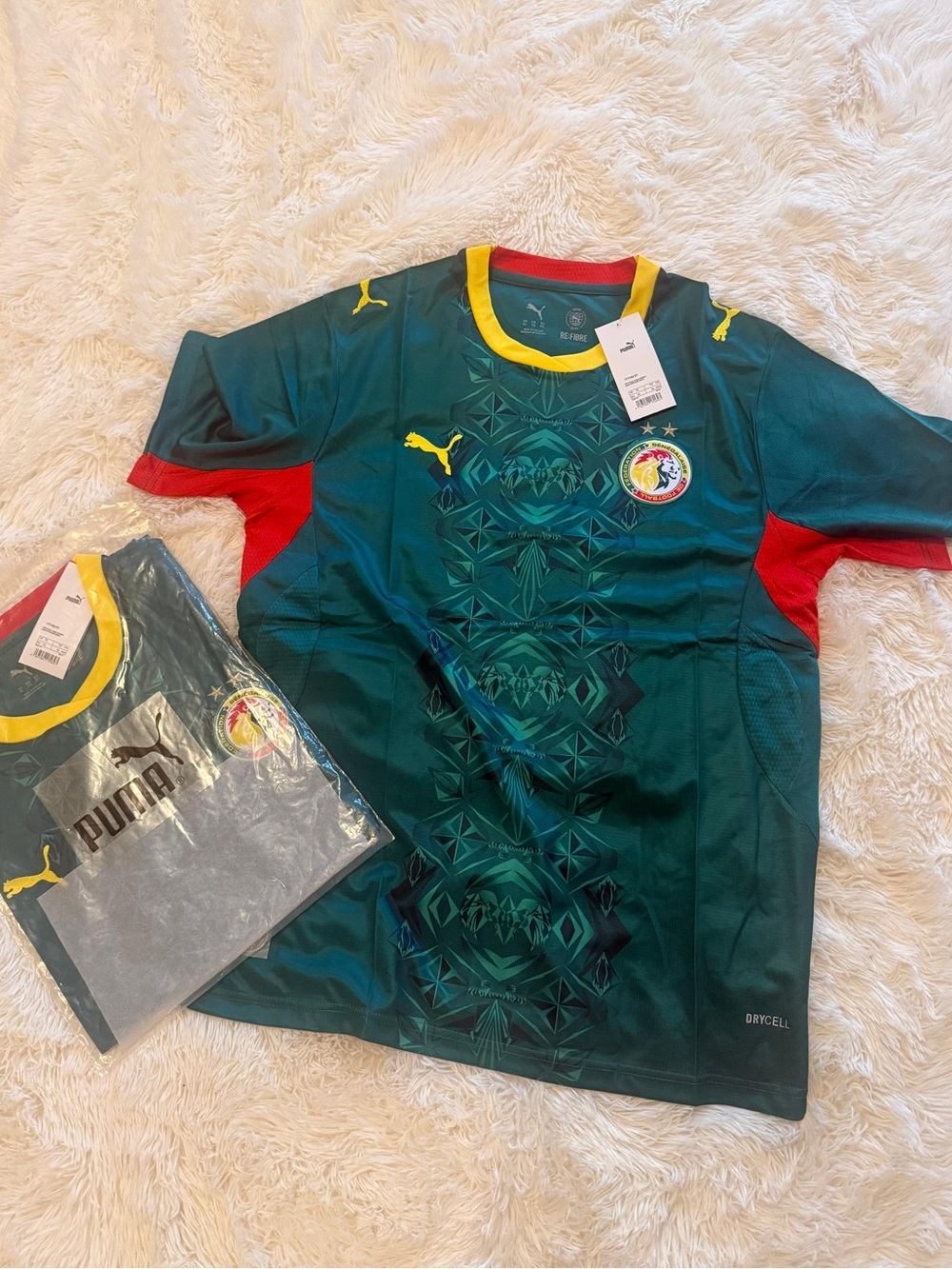 Puma Senegal National Team Green Soccer Jersey! Unisex